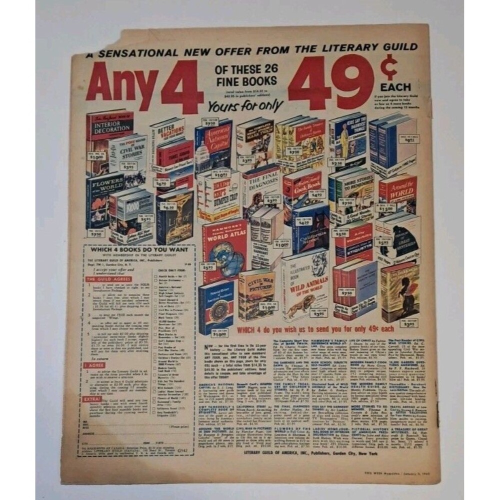 This Week Magazine Minneapolis Sunday Tribune 1/3/1960 Anna Padovan Emilio Greco - Picture 6 of 6